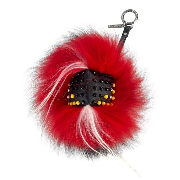 Fendi Bug Bag Fur Charm - Picture 1 of 7
